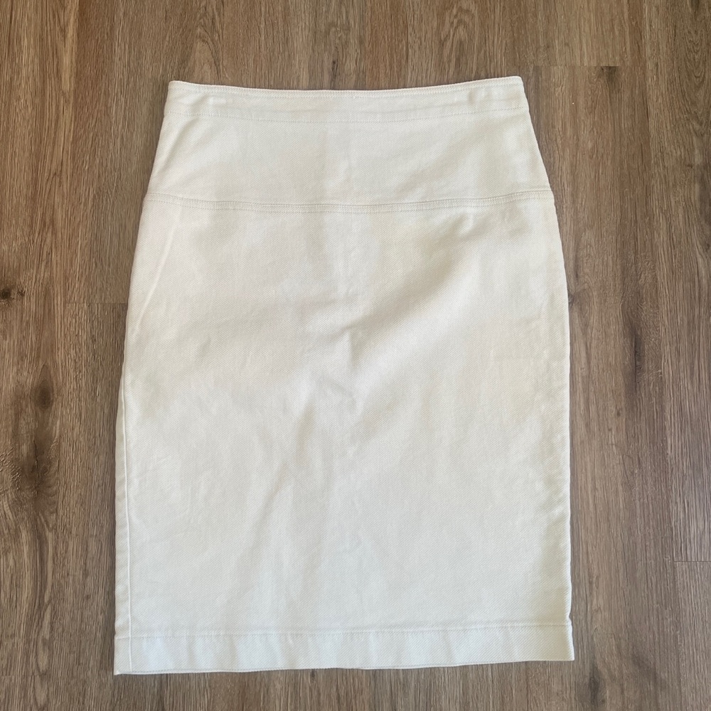 Theory pale blue tight skirt